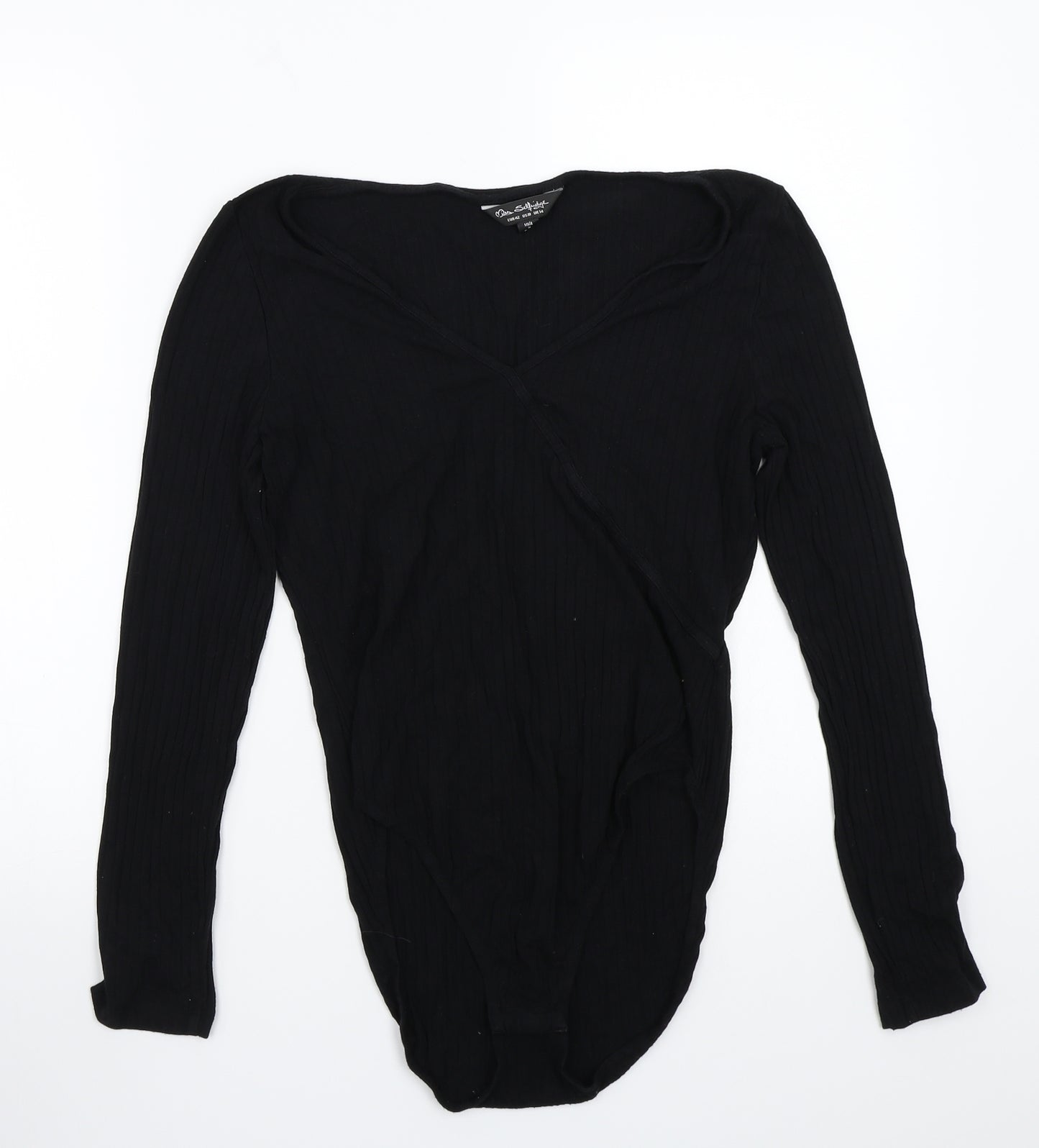 Miss Selfridge Womens Black   Playsuit One-Piece Size 14
