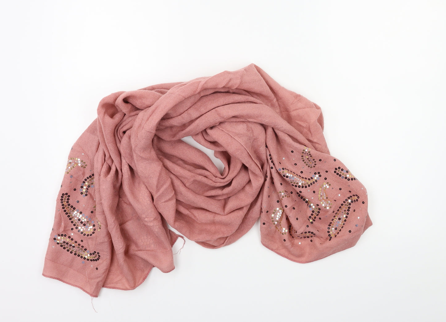 Preworn Womens Pink    Scarf