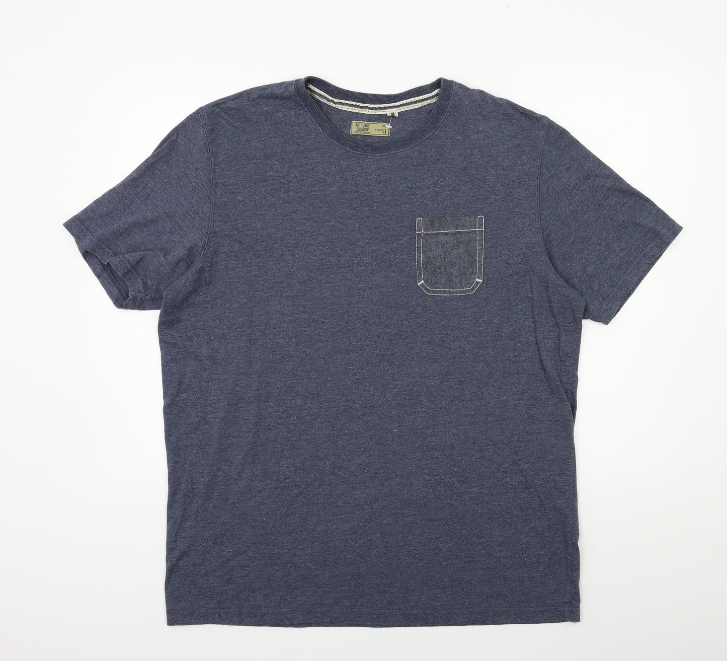 NEXT Mens Blue    T-Shirt Size XL