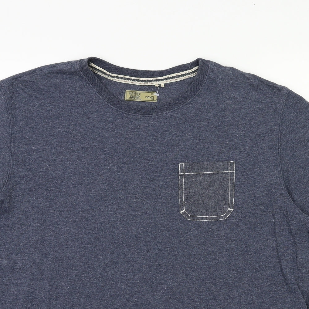 NEXT Mens Blue    T-Shirt Size XL