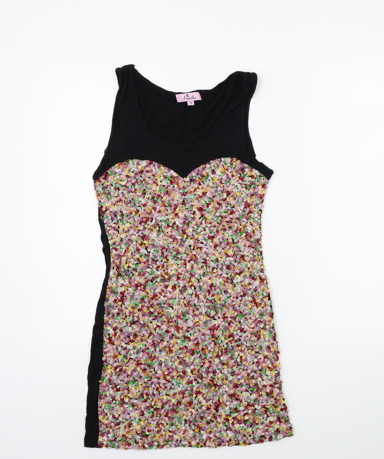 Paprika Womens Black   Bodycon  Size 10