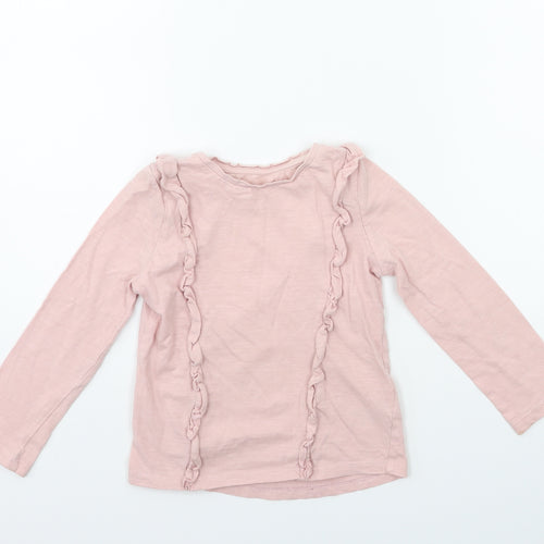 Mothercare Girls Pink   Basic T-Shirt Size 3-4 Years