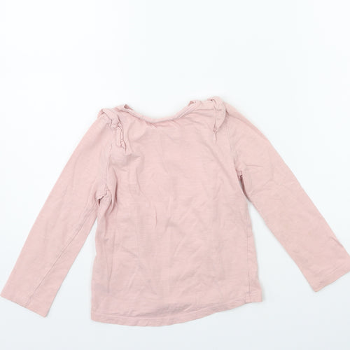 Mothercare Girls Pink   Basic T-Shirt Size 3-4 Years