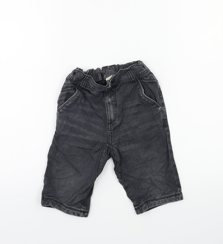 TU Boys Grey Denim Cropped Jeans Size 6 Years