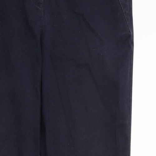 NEXT Womens Blue   Chino Trousers Size 10 L28 in
