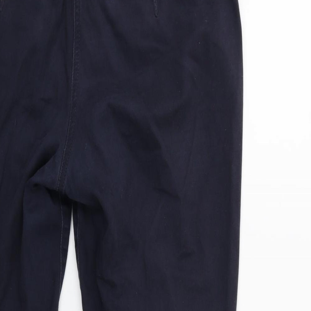 NEXT Womens Blue   Chino Trousers Size 10 L28 in