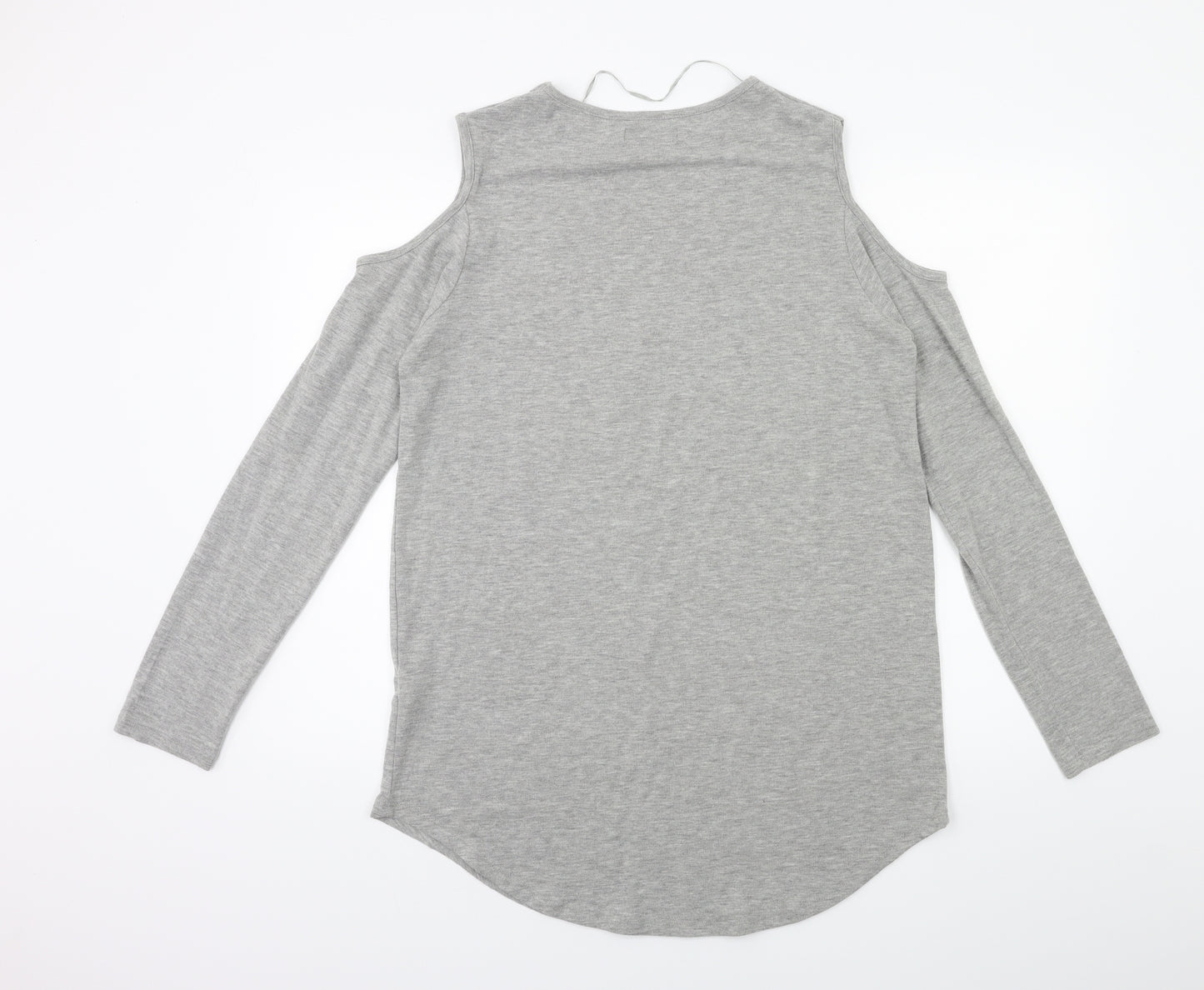 Atmosphere Womens Grey   Basic T-Shirt Size 14  - Open Shoulder