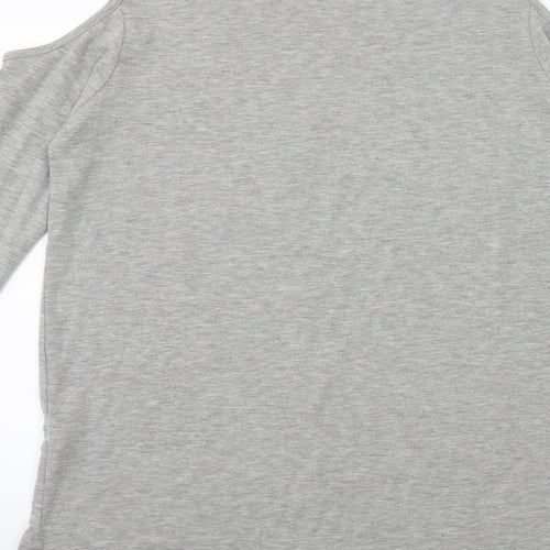 Atmosphere Womens Grey   Basic T-Shirt Size 14  - Open Shoulder