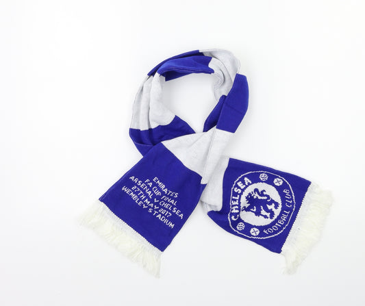 Chelsea FC Mens Blue Striped  Scarf  One Size  - FA CUP FINAL 2017