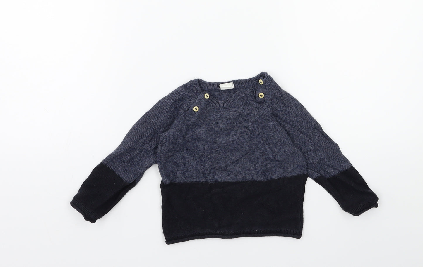 H&M Baby Blue  Knit Pullover Jumper Size 9-12 Months