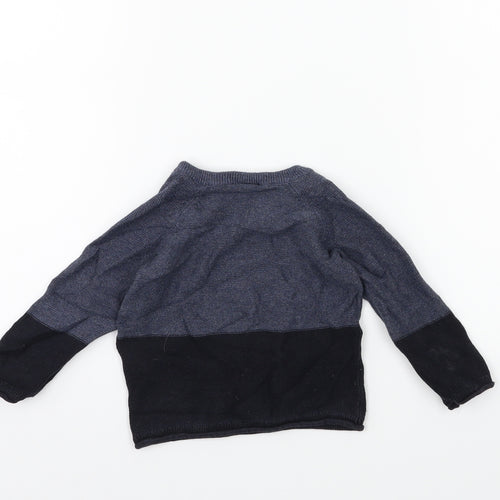 H&M Baby Blue  Knit Pullover Jumper Size 9-12 Months