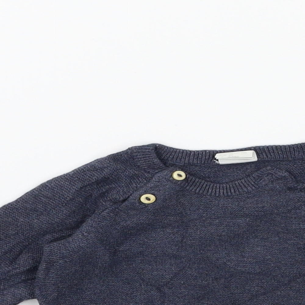 H&M Baby Blue  Knit Pullover Jumper Size 9-12 Months