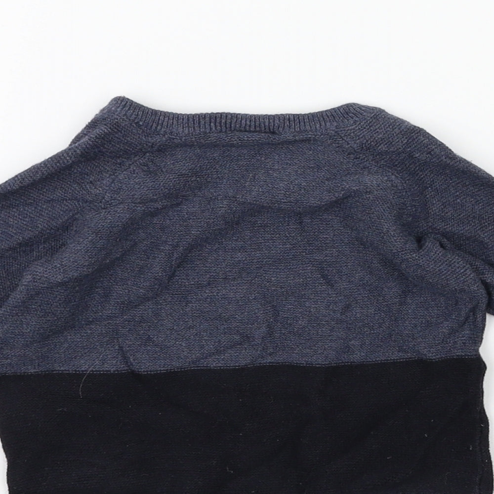 H&M Baby Blue  Knit Pullover Jumper Size 9-12 Months