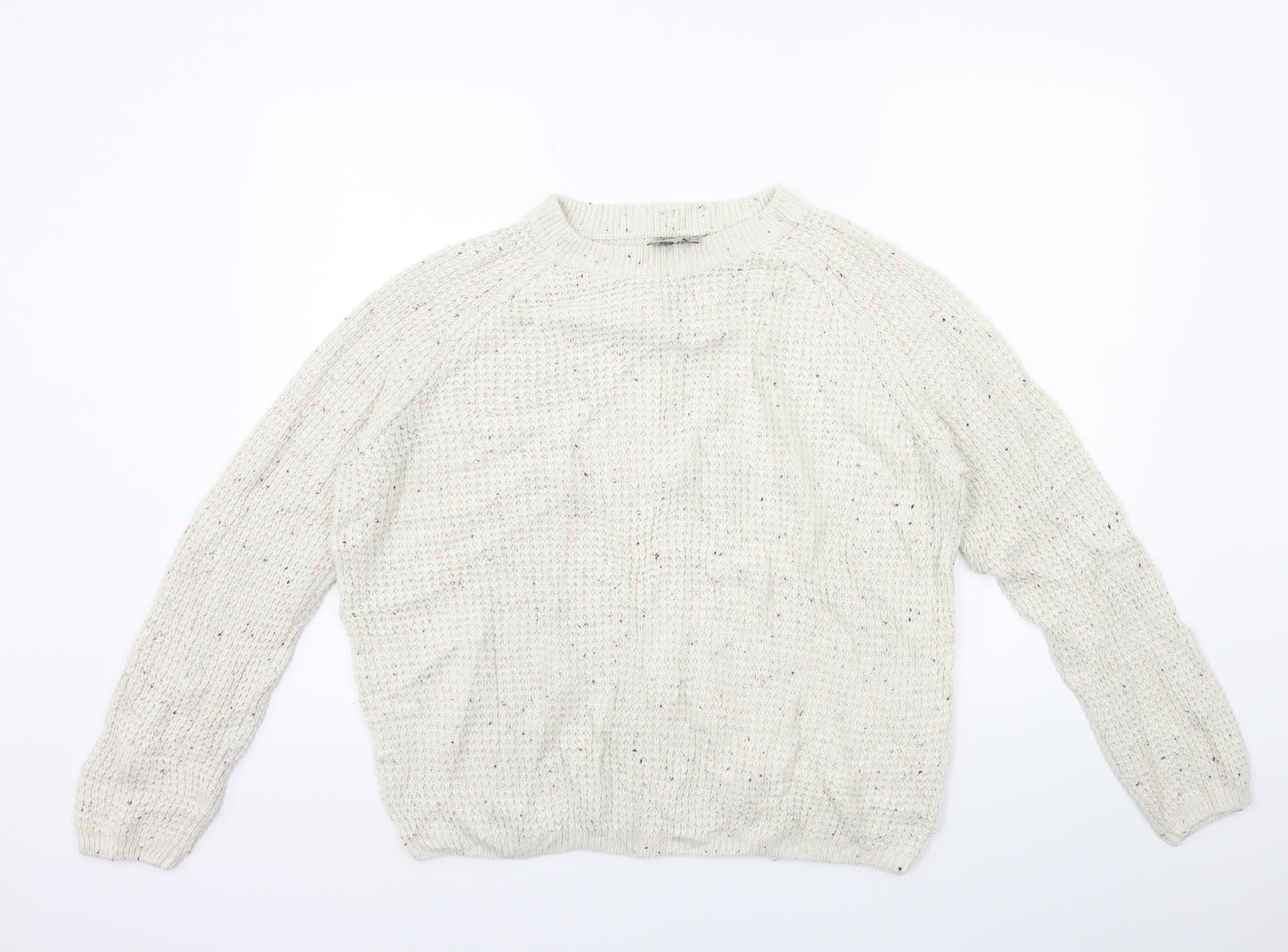 ASOS Womens Beige  Knit Pullover Jumper Size 10
