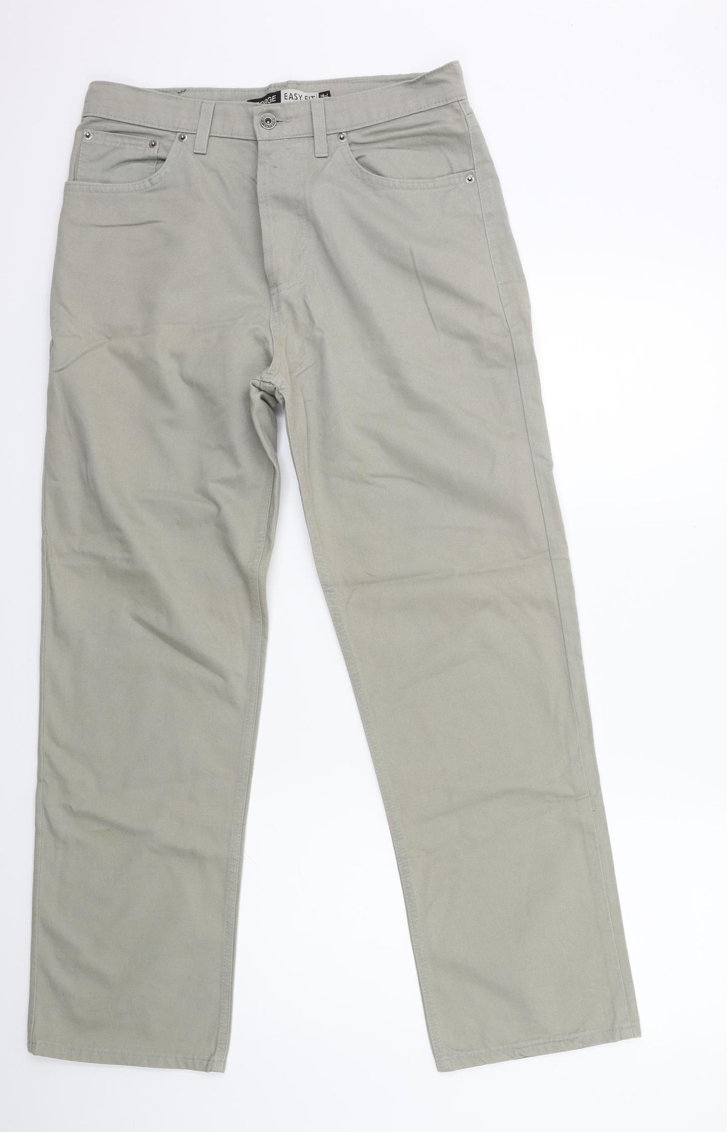 George Mens Grey   Trousers  Size 32 in L29 in