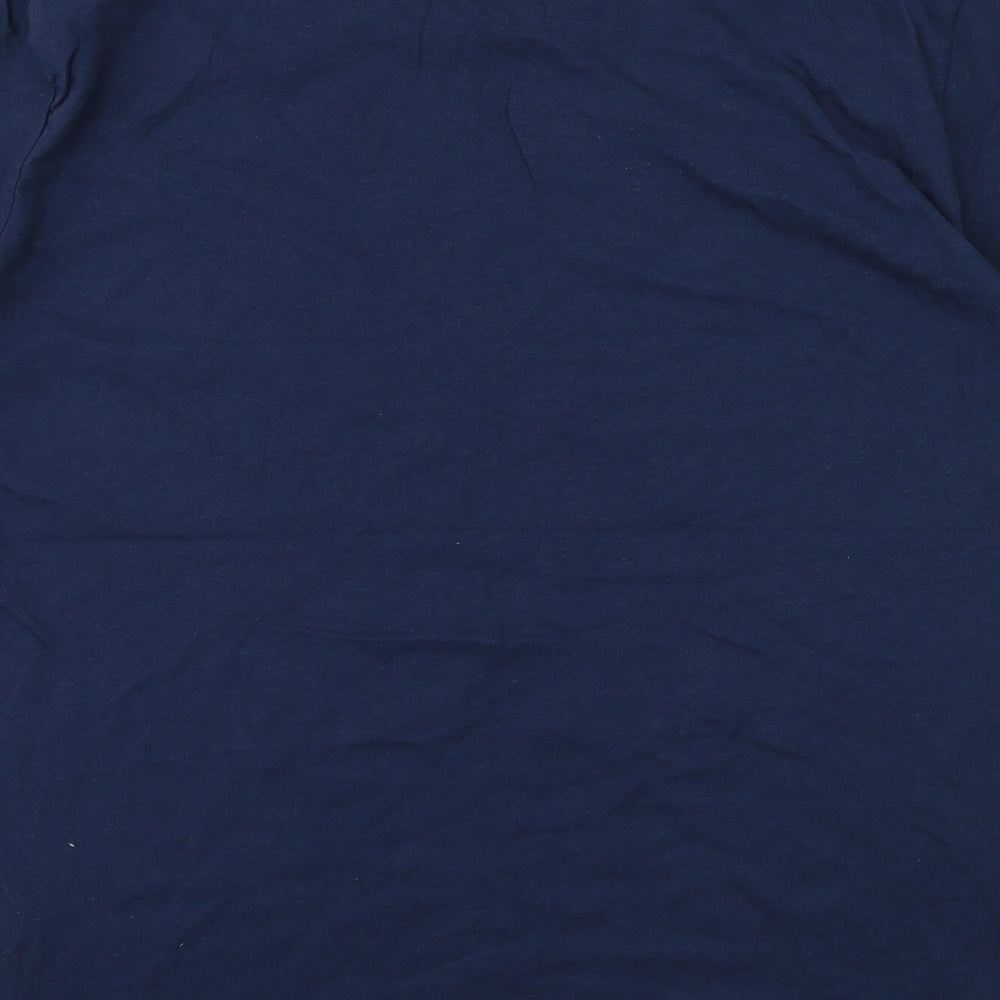 Preworn Mens Blue    T-Shirt Size L