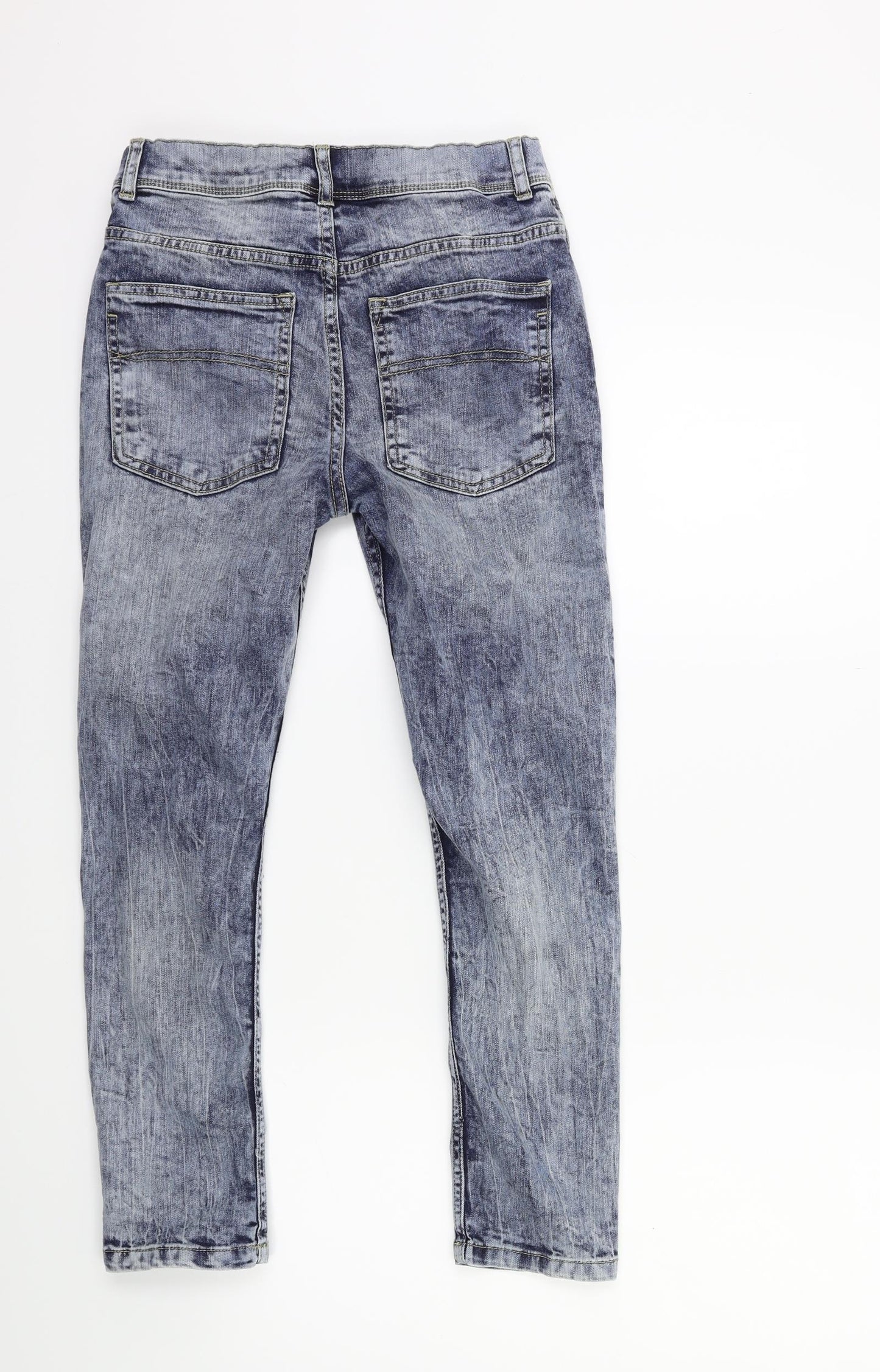F&F Boys Blue  Denim Skinny Jeans Size 10 Years