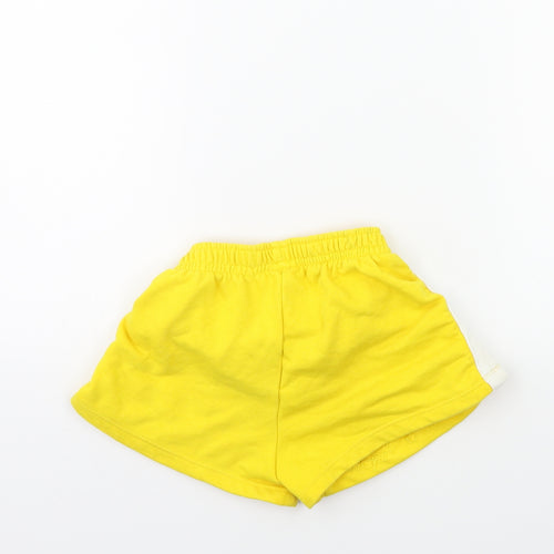 Zara Boys Yellow Striped   Shorts Size 7 Years