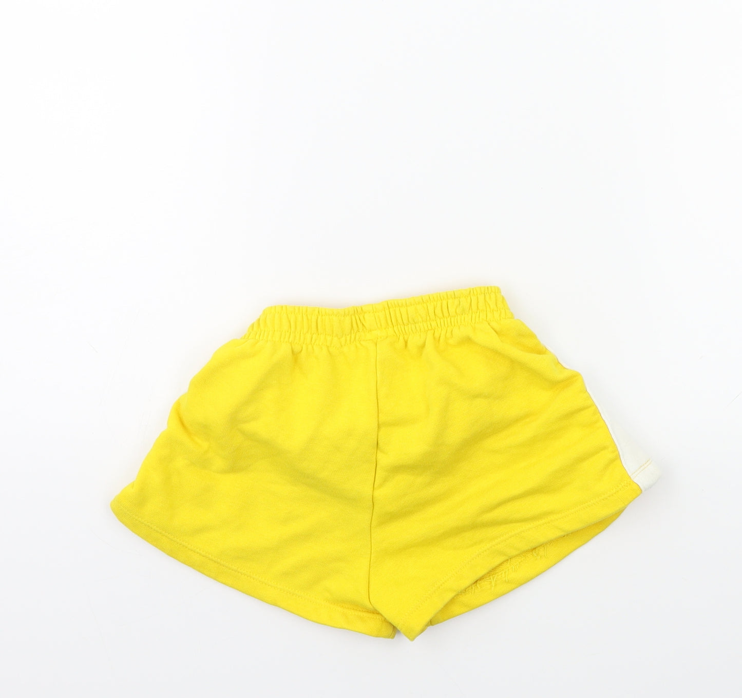 Zara Boys Yellow Striped   Shorts Size 7 Years