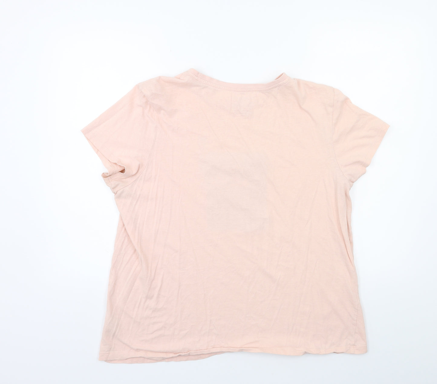 Primark Womens Pink   Basic T-Shirt Size 18