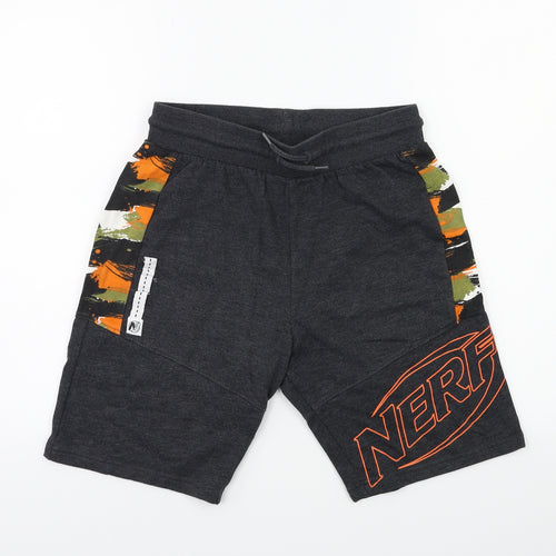 NERF Boys Grey   Sweat Shorts Size 12 Years