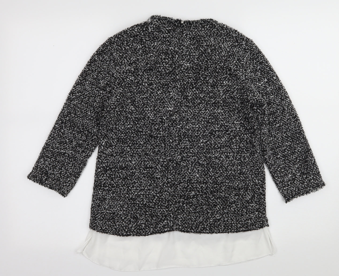Dorothy Perkins Womens Grey  Knit Pullover Jumper Size 8