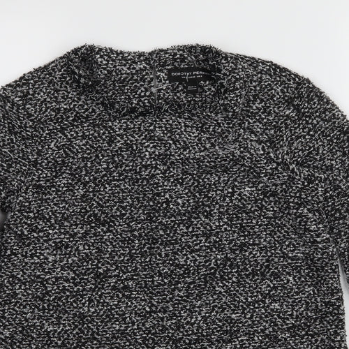 Dorothy Perkins Womens Grey  Knit Pullover Jumper Size 8