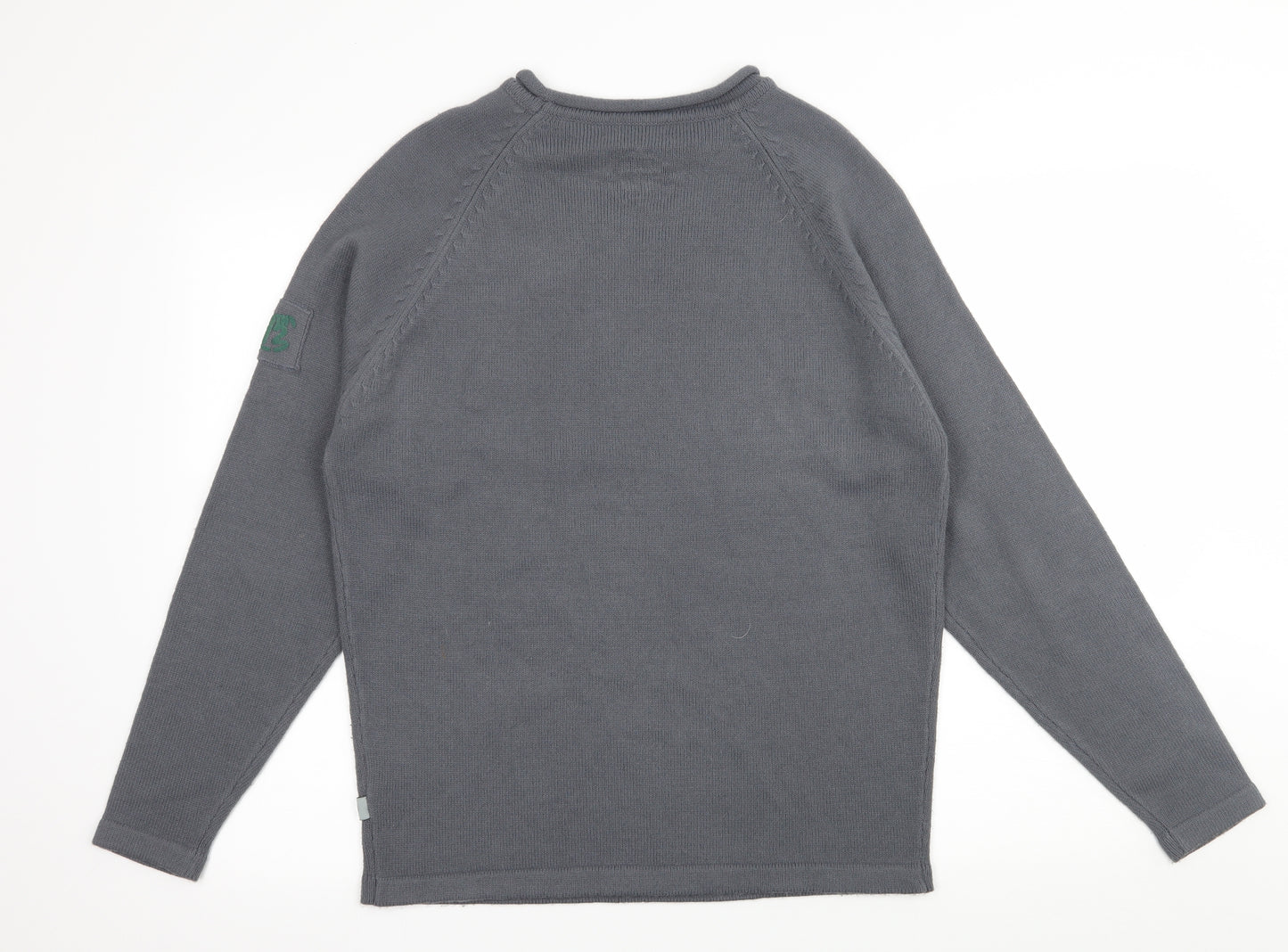 Preworn Mens Grey  Knit Pullover Jumper Size S