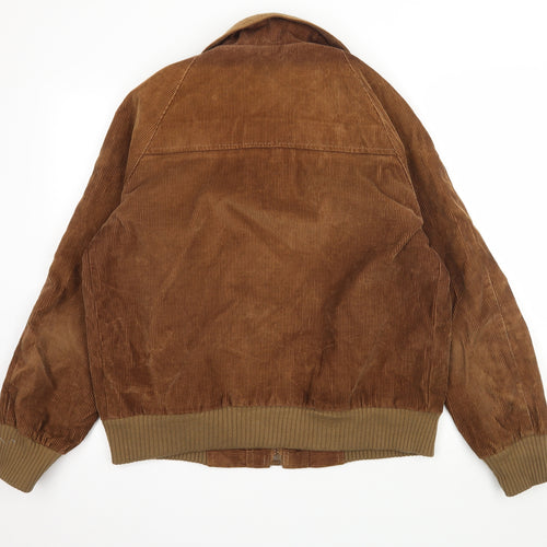 LHL Mens Brown  Corduroy Jacket  Size XL