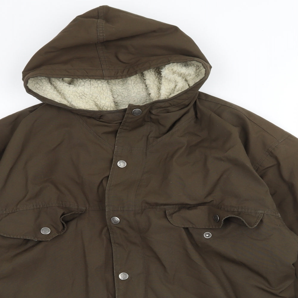 fjall raven Mens Brown   Parka Coat Size XS