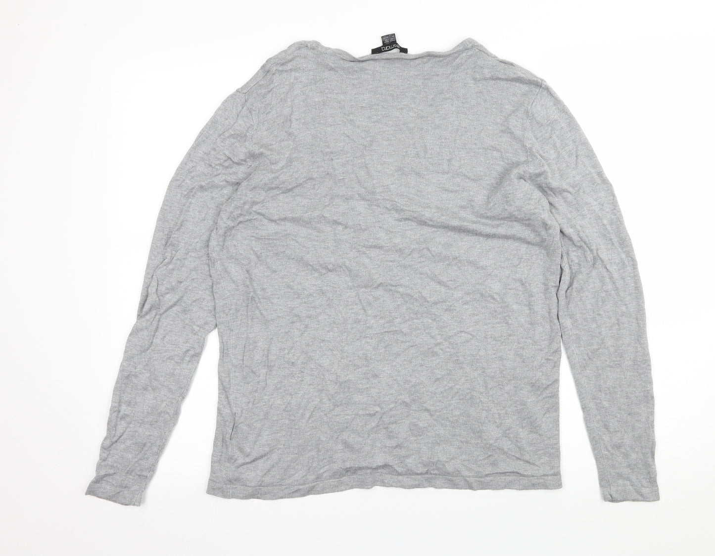 ESMARA Womens Grey  Knit Cardigan Jumper Size 18