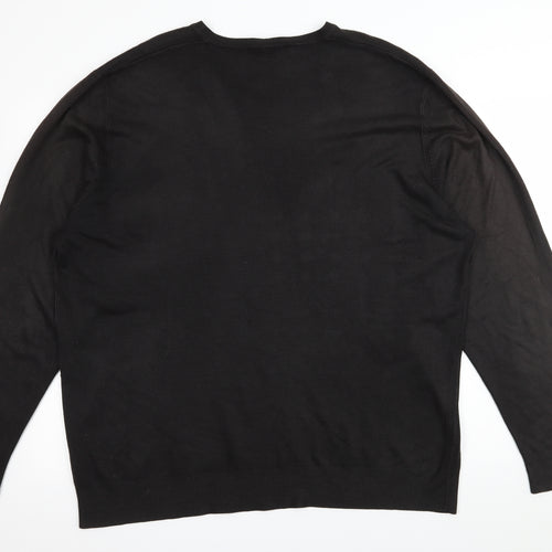 George Mens Brown  Knit Pullover Jumper Size 2XL