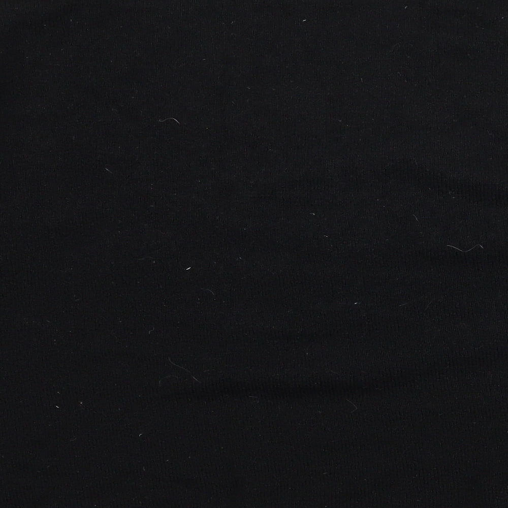 H&M Womens Black  Knit Pullover Jumper Size M