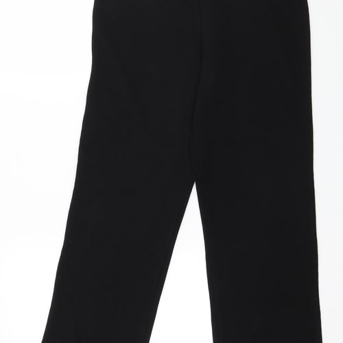 PRETTYLITTLETHING Womens Black   Trousers  Size 14 L29 in
