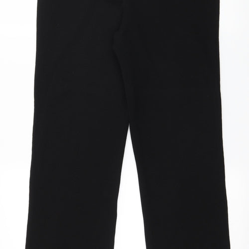 PRETTYLITTLETHING Womens Black   Trousers  Size 14 L29 in