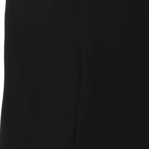 PRETTYLITTLETHING Womens Black   Trousers  Size 14 L29 in