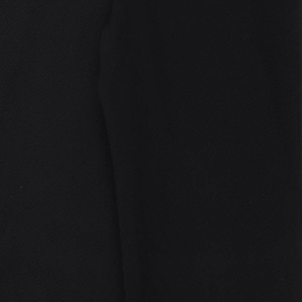 PRETTYLITTLETHING Womens Black   Trousers  Size 14 L29 in