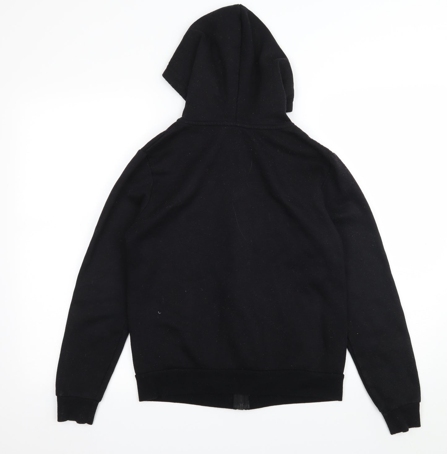 Peacocks Womens Black  Jersey Full Zip Hoodie Size 10