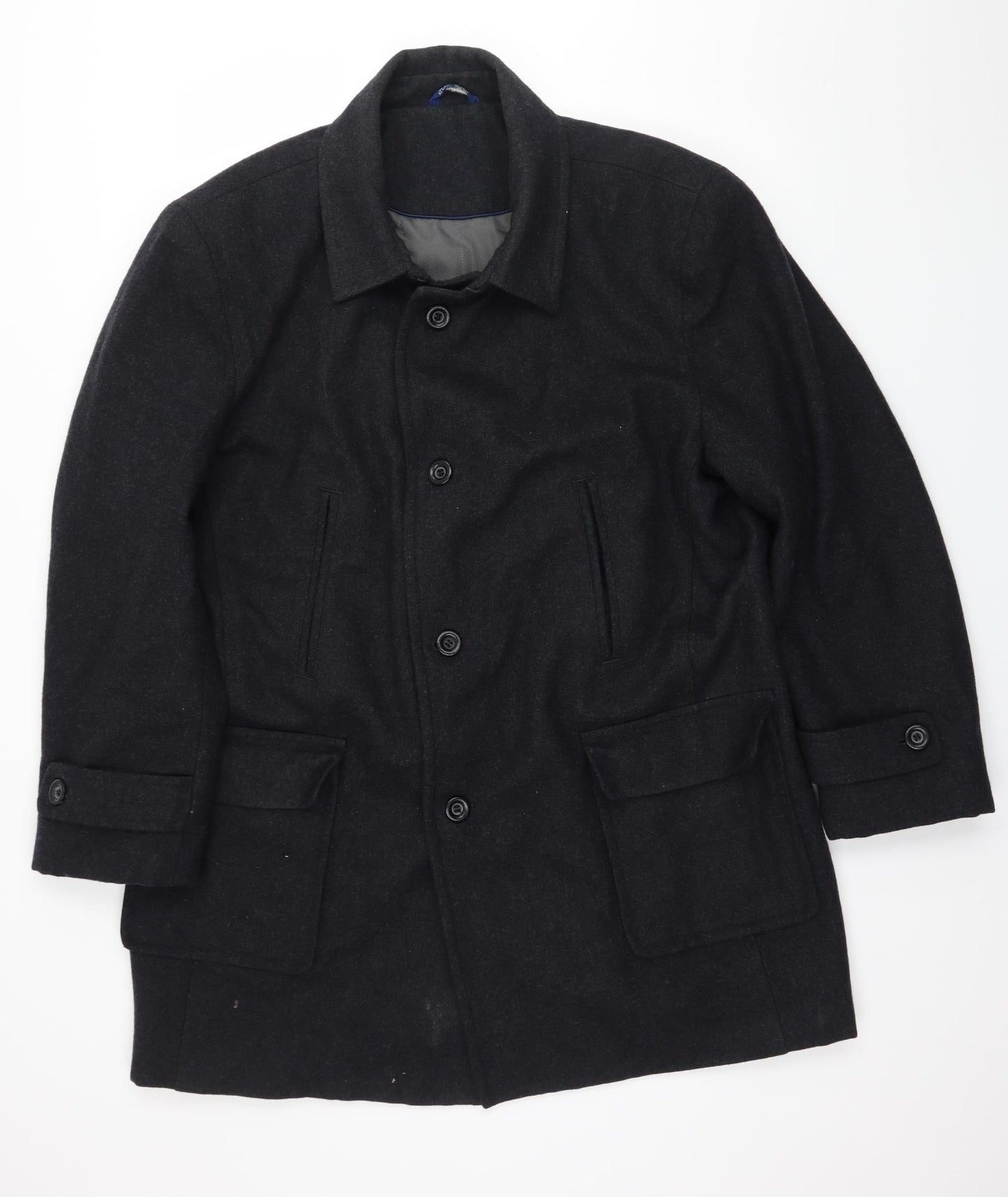 Atlantic Bay Mens Green   Pea Coat Coat Size XL