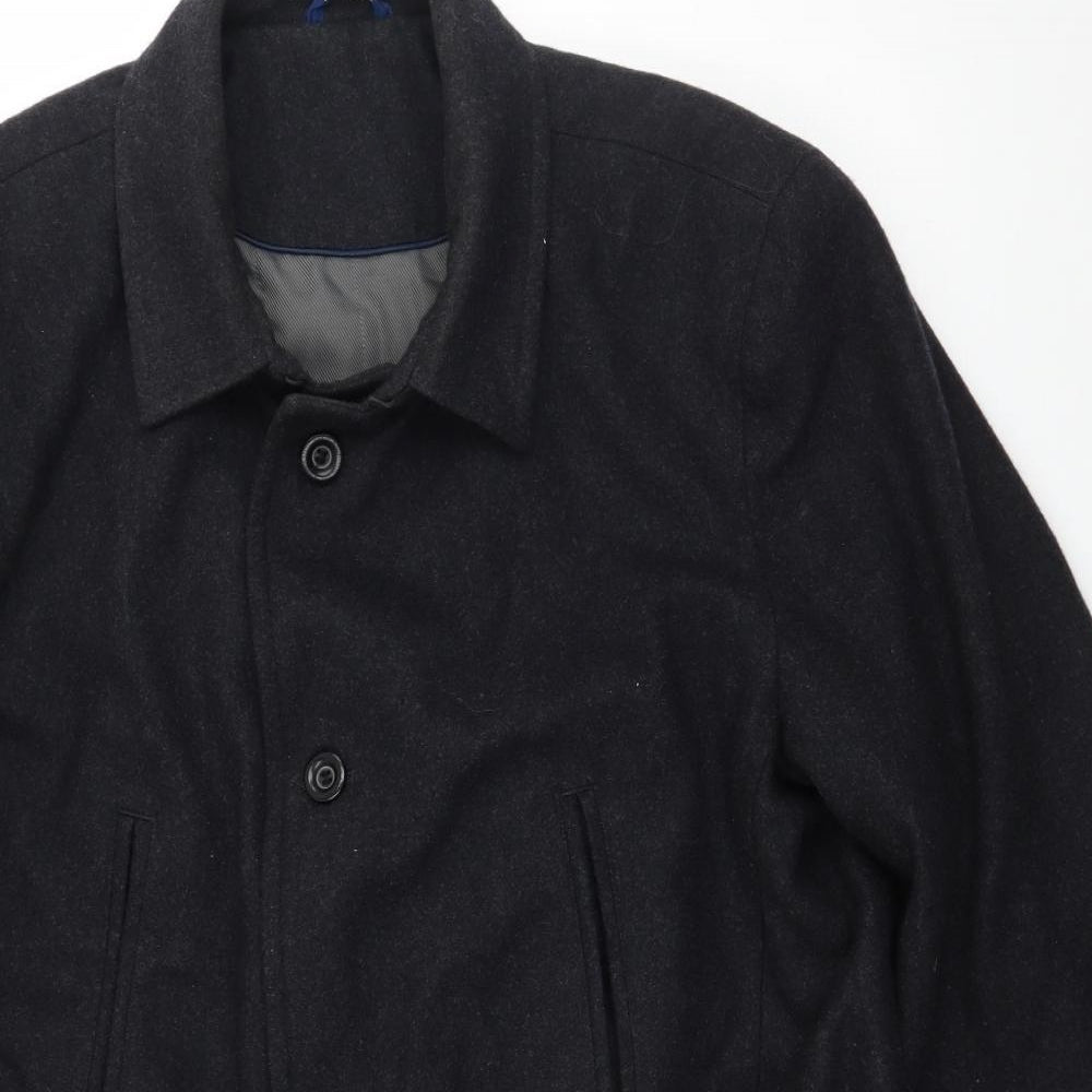 Atlantic Bay Mens Green   Pea Coat Coat Size XL