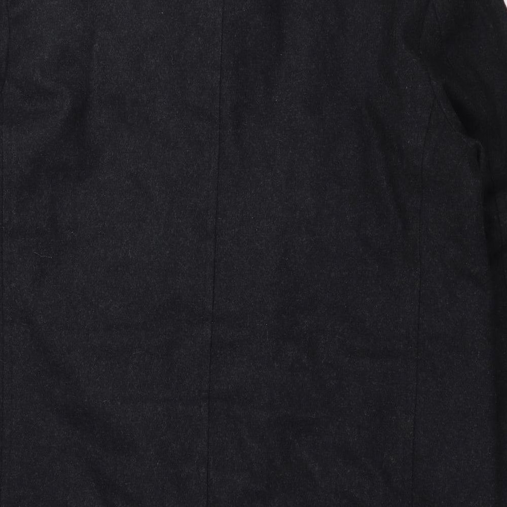 Atlantic Bay Mens Green   Pea Coat Coat Size XL