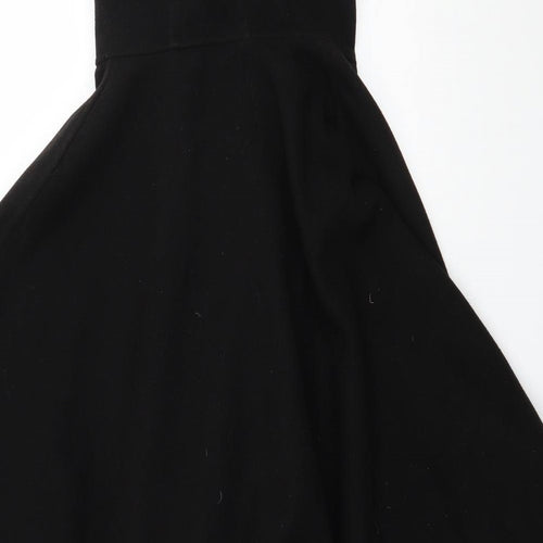 R&J Womens Black  Fleece Jacket  One Size  - cape
