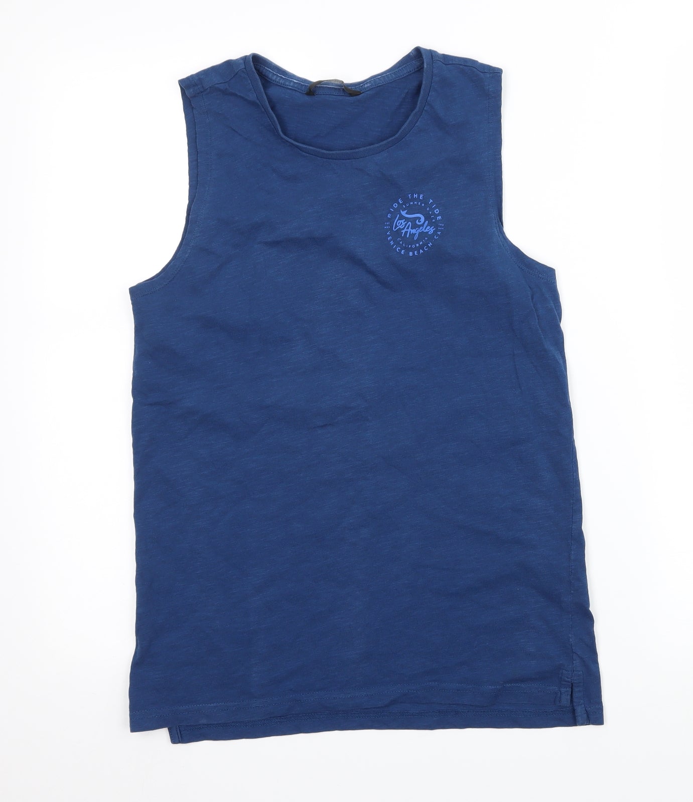George Boys Blue  Jersey Basic T-Shirt Size 12-13 Years  - Los Angeles