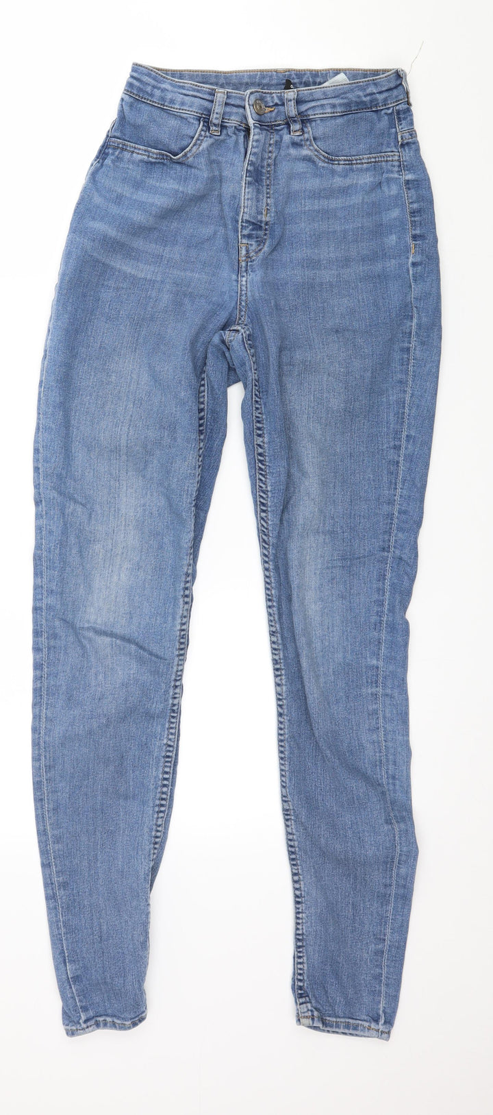 Divided by H&M Womens Blue Denim Skinny Jeans Size 8 L28 in
