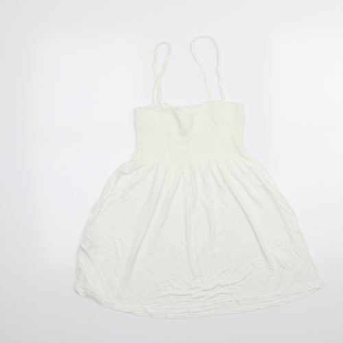 H&M Womens White  Jersey Camisole Tank Size S