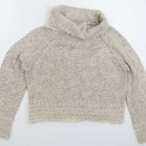 TUZZI Womens Beige  Knit Pullover Jumper Size L