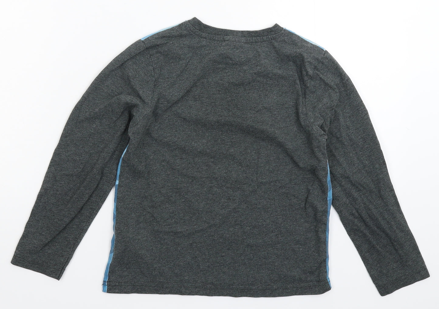 George Boys Grey   Basic T-Shirt Size 6-7 Years