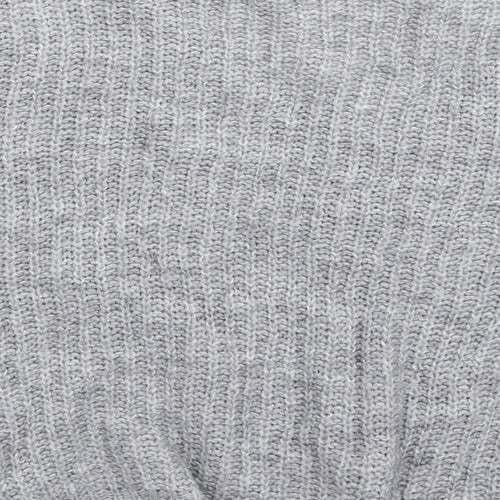 Yida Womens Grey  Knit Pullover Jumper Size M