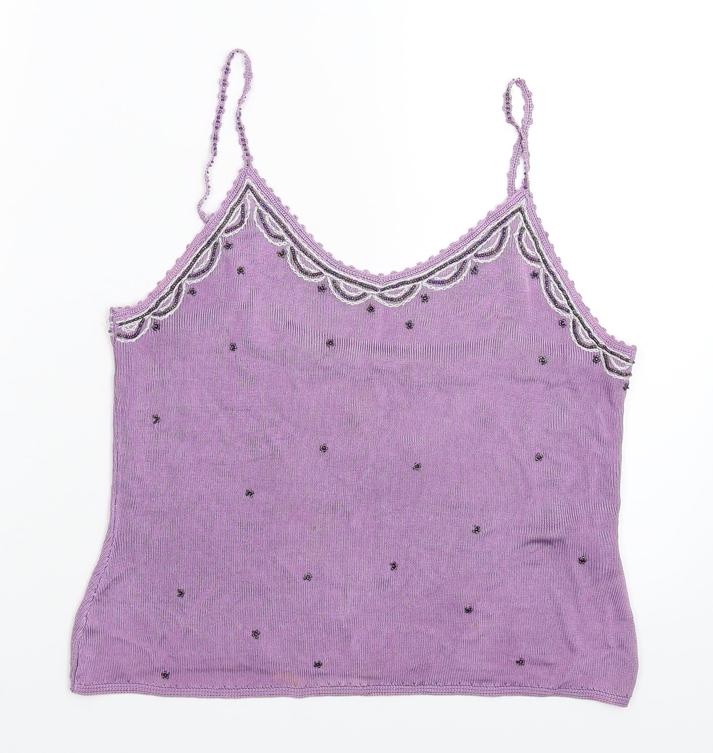 Marks and Spencer Womens Purple   Basic Tank Size 14
