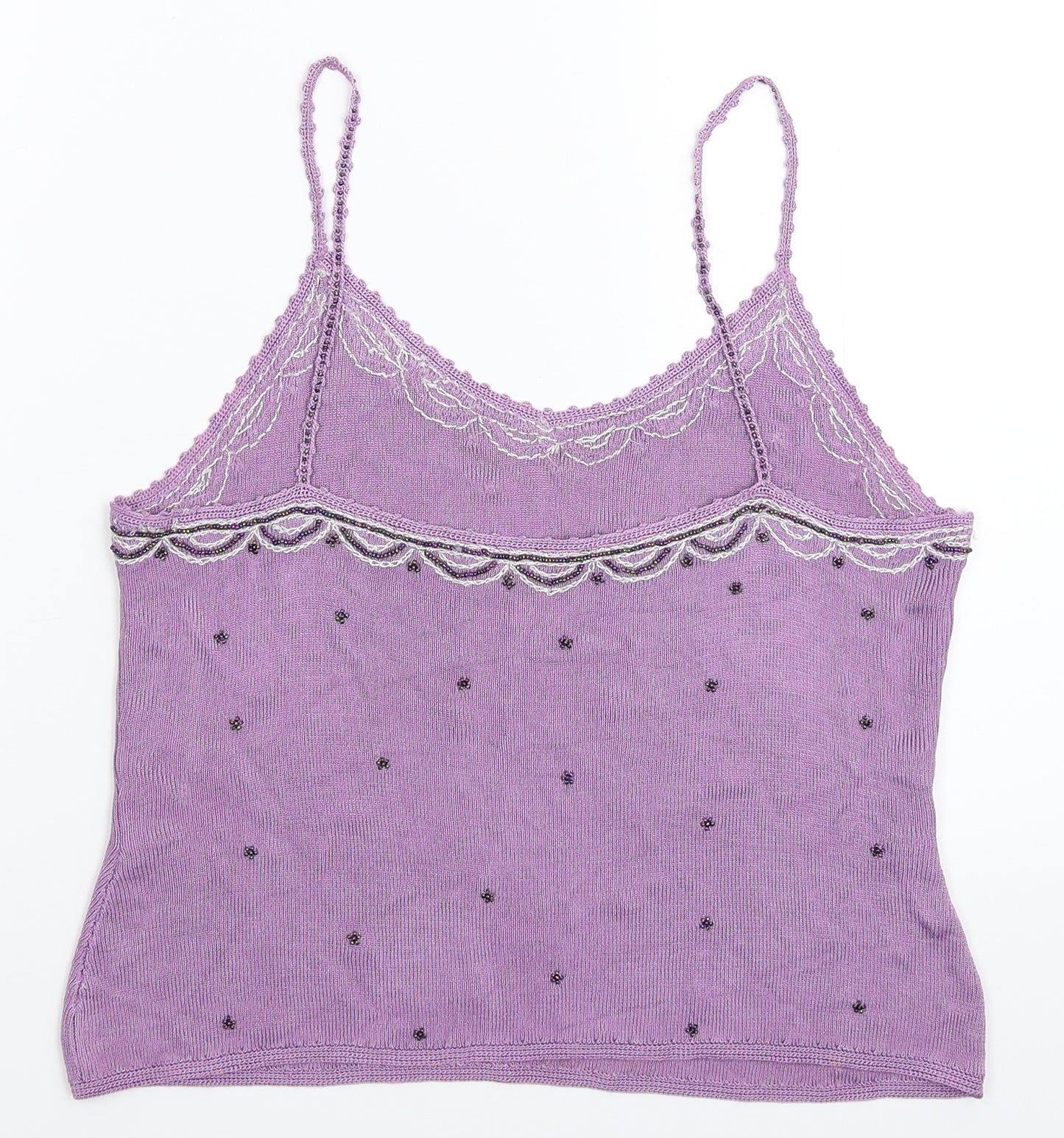 Marks and Spencer Womens Purple   Basic Tank Size 14